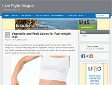 Tablet Screenshot of livestylevogue.com